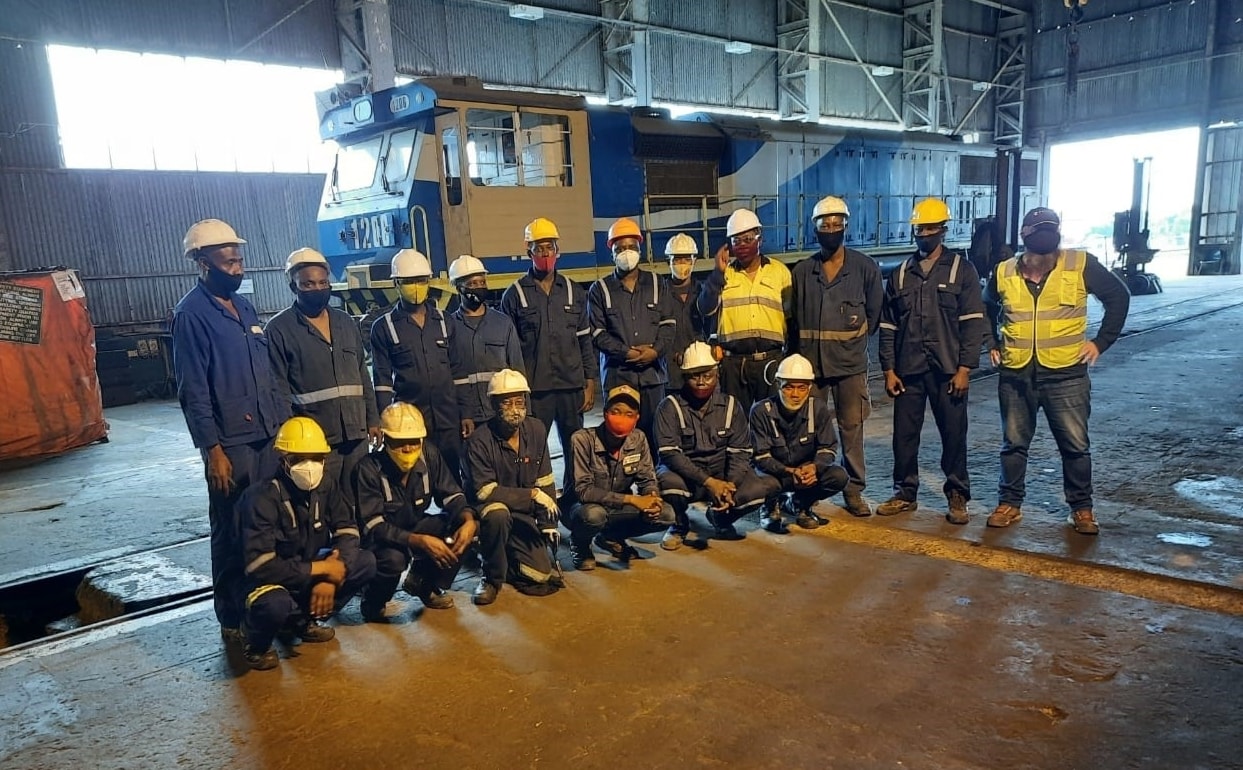 Grindrod's rail team in Sierra Leone achieved target